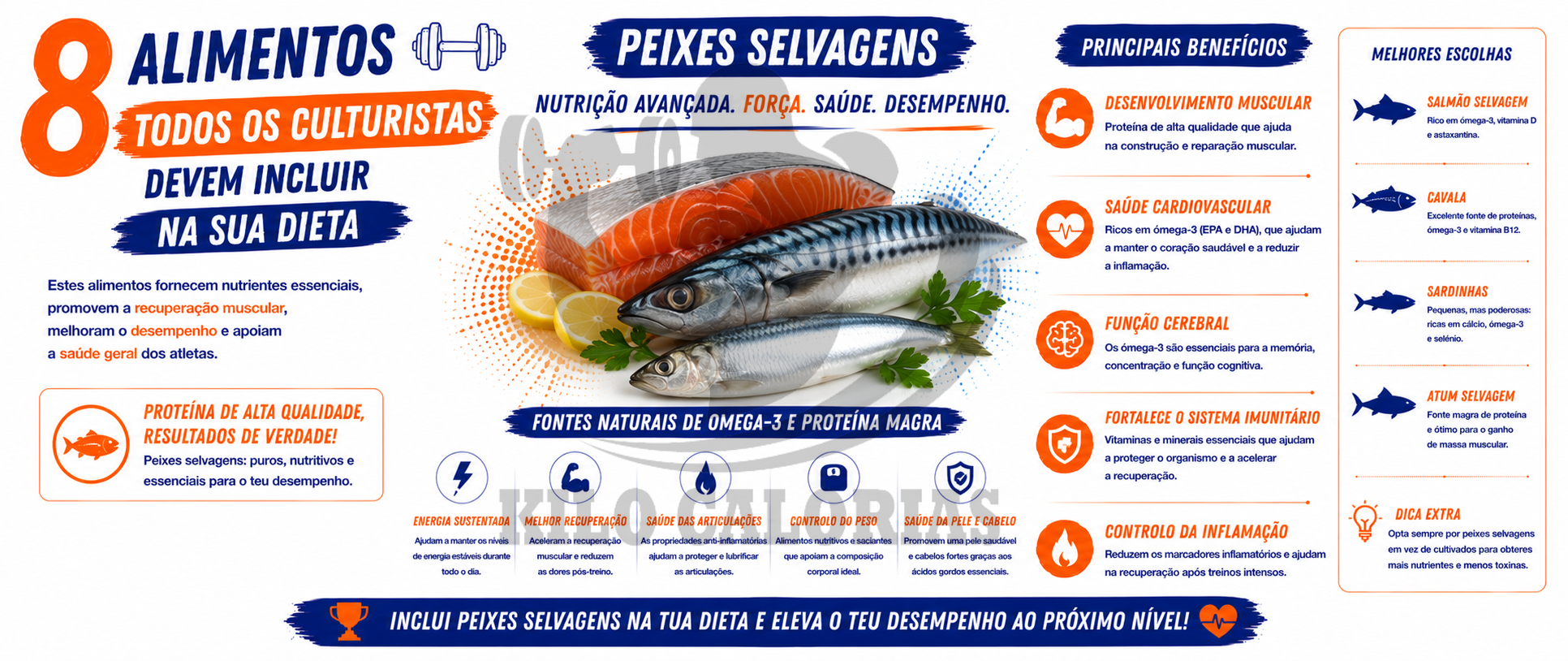 8 Alimentos Todos os culturistas devem incluir na sua dieta-peixes-selvagens.