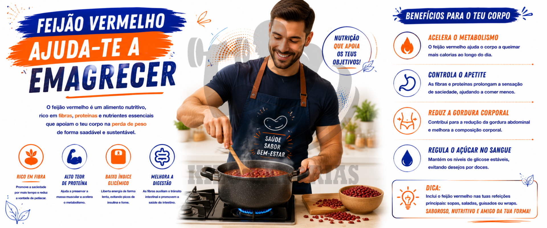 Feijão Vermelho ajuda-te a emagrecer