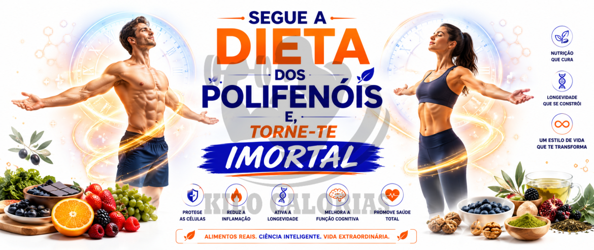 Segue a dieta dos polifenóis e, torne-te imortal