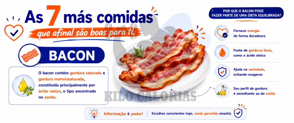 As 7 m&aacute;s comidas que afinal s&atilde;o boas para ti-bacon