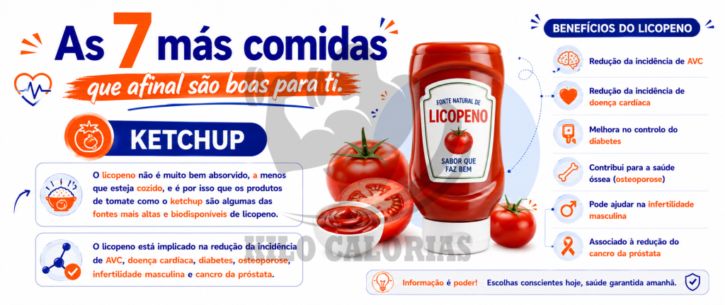 As 7 m&aacute;s comidas que afinal s&atilde;o boas para ti-ketchup