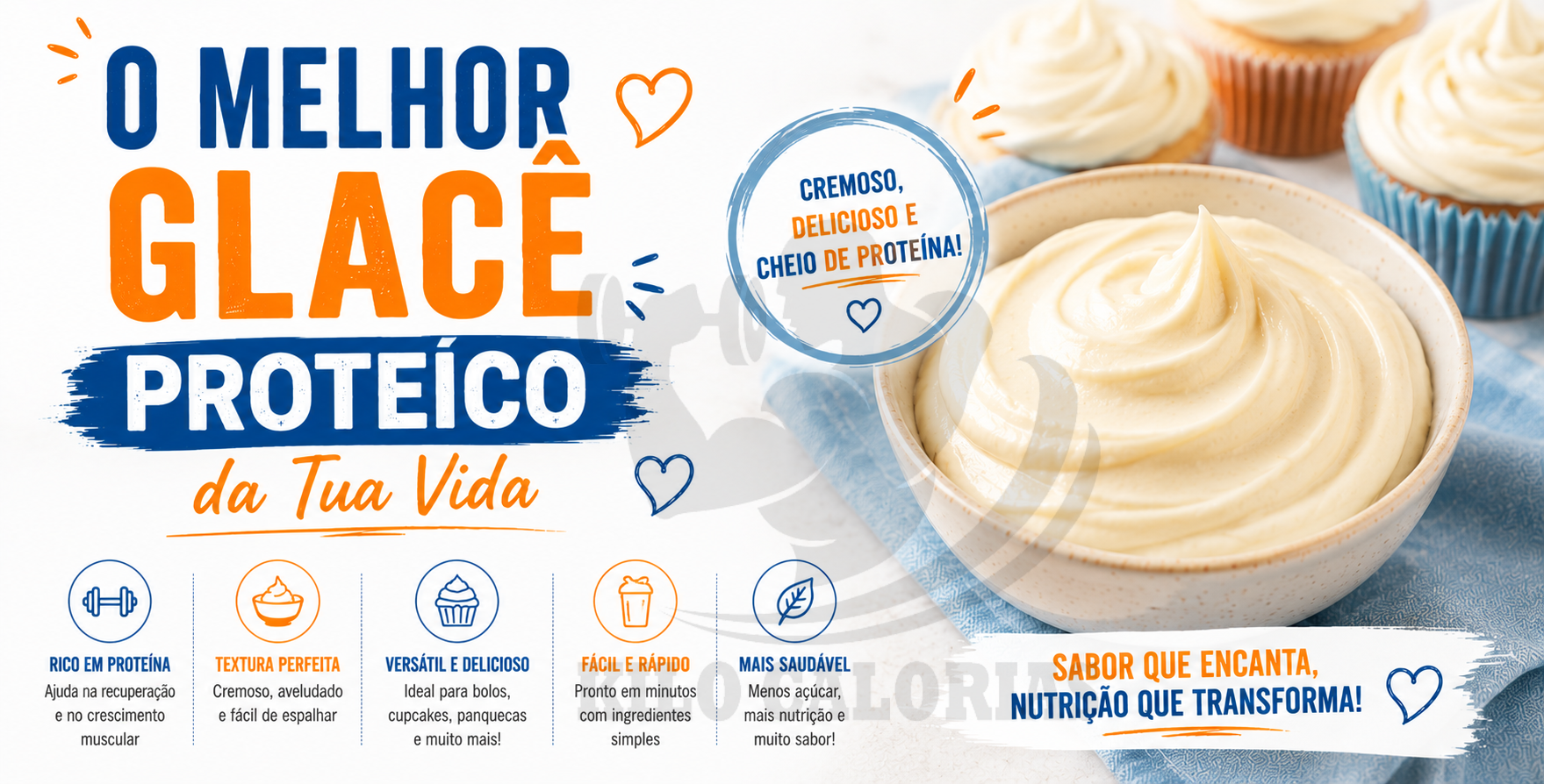 5 Sobremesas e snacks a fazer com a proteína - O Melhor Glacê da Tua Vida