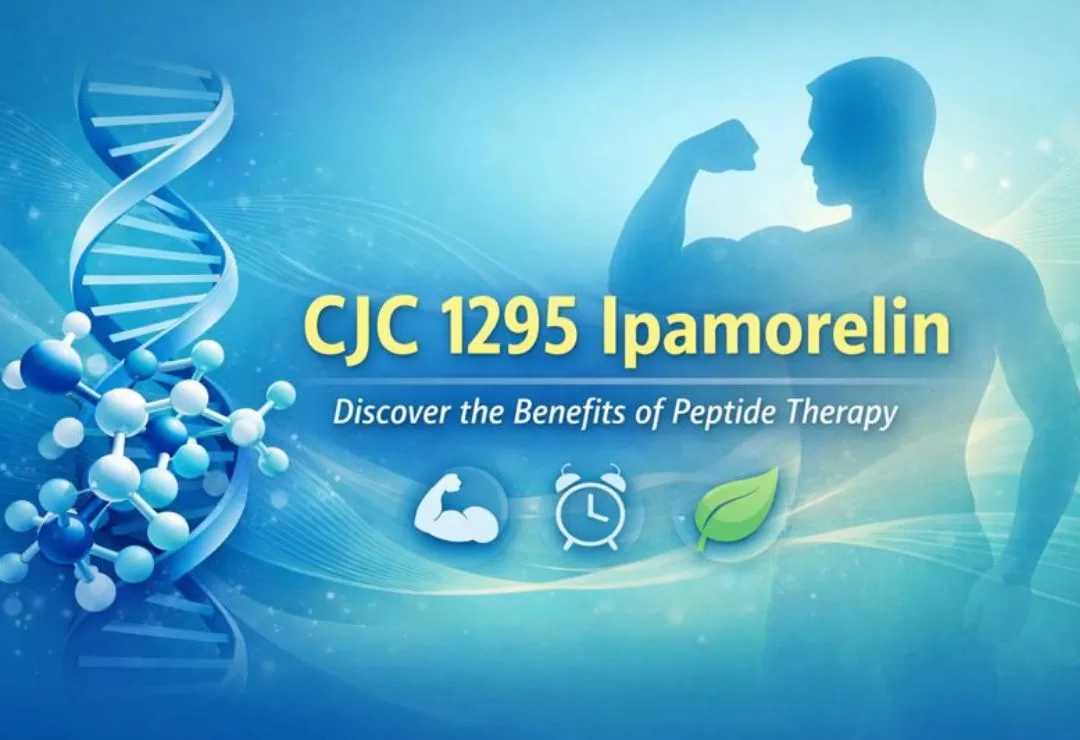 Ipamorelin + CJC-1295: Combina&ccedil;&atilde;o para crescimento e recupera&ccedil;&atilde;o.