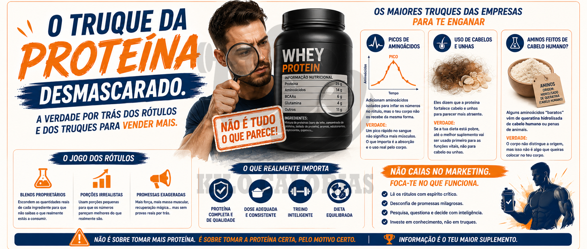 O truque da proteína desmascarado