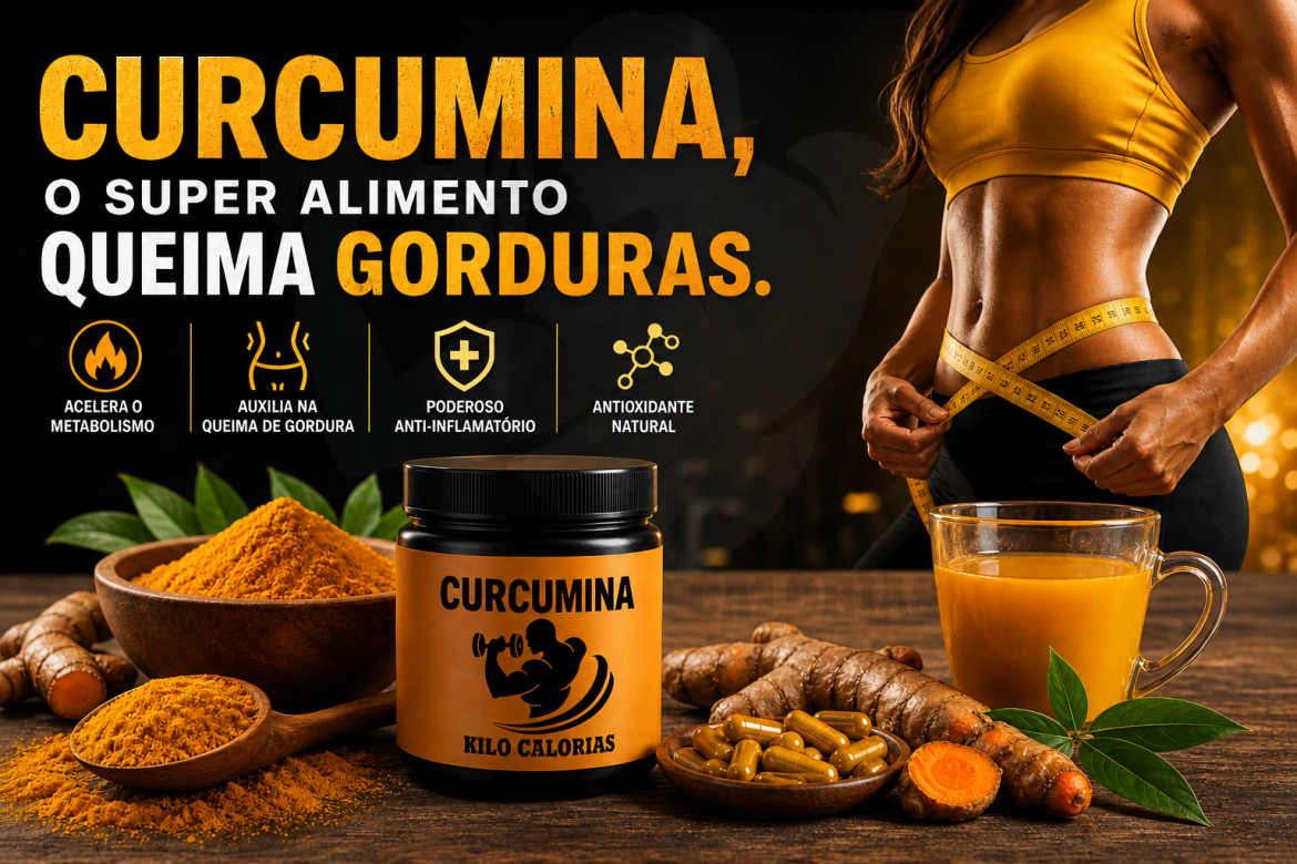 Curcumina, o super alimento queima gorduras.