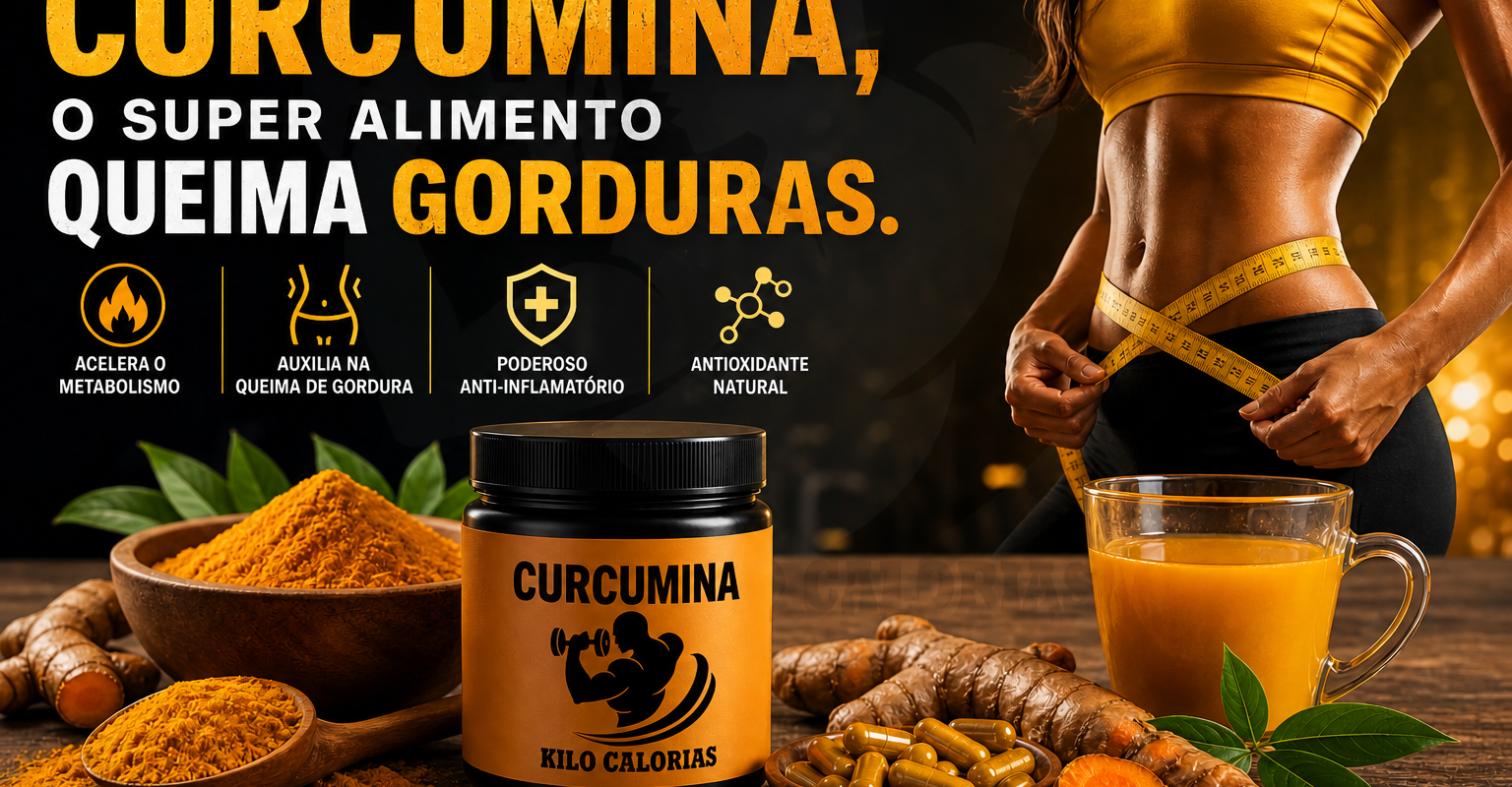 Curcumina, o super alimento queima gorduras.